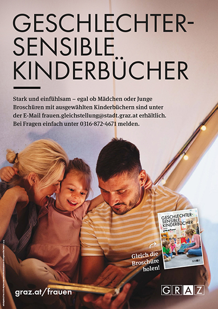 Queere Kinderbücher für Grazer Kindergärten und Schulen
